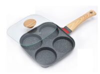 Juvenixs Nonstick Egg Pan  – Perfect Skillet for Eggs, Includes Bonus Brush & Spatula Cookware Frying household kitchen cookware - Image 6