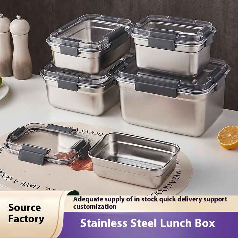 Juvenixs Convenient Stainless Steel Antibacterial Fresh-Keeper – Refrigerator Storage Box for Fruits & Vegetables - Image 3