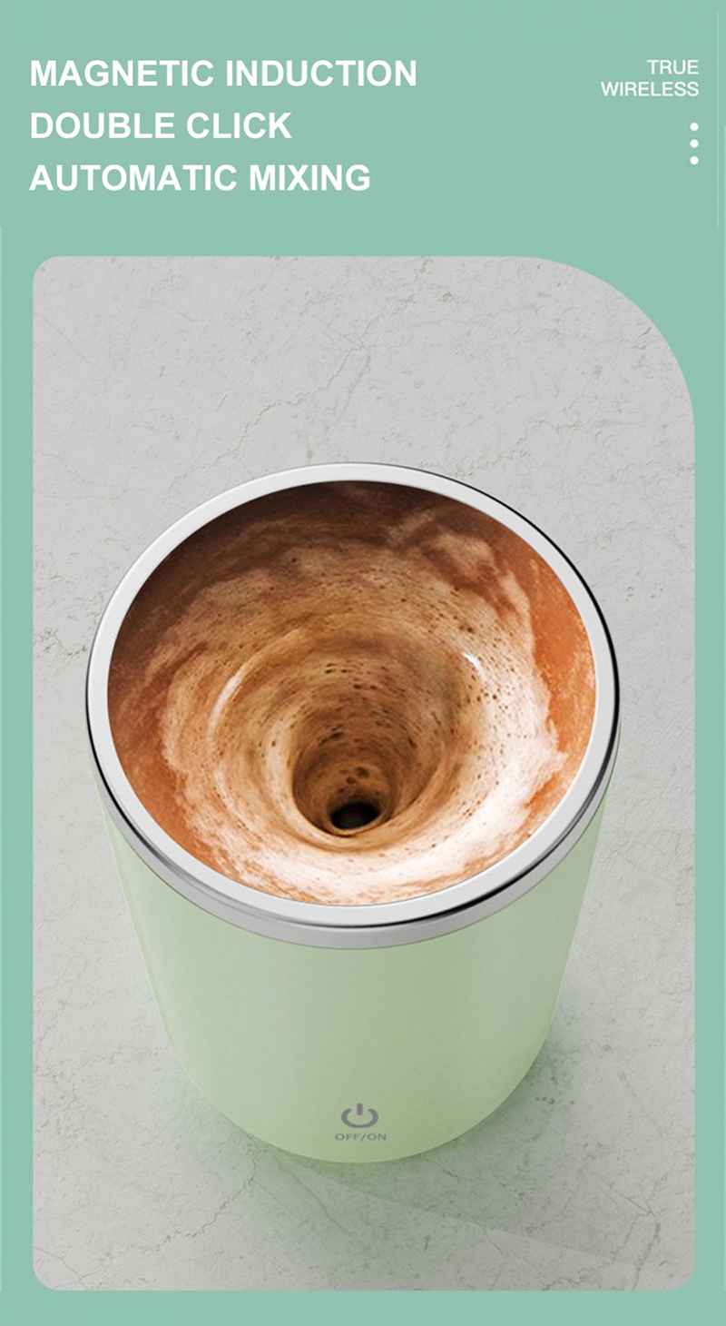 Juvenixs Classic Design Automatic Self-Stirring Electric Coffee Mug - Image 8