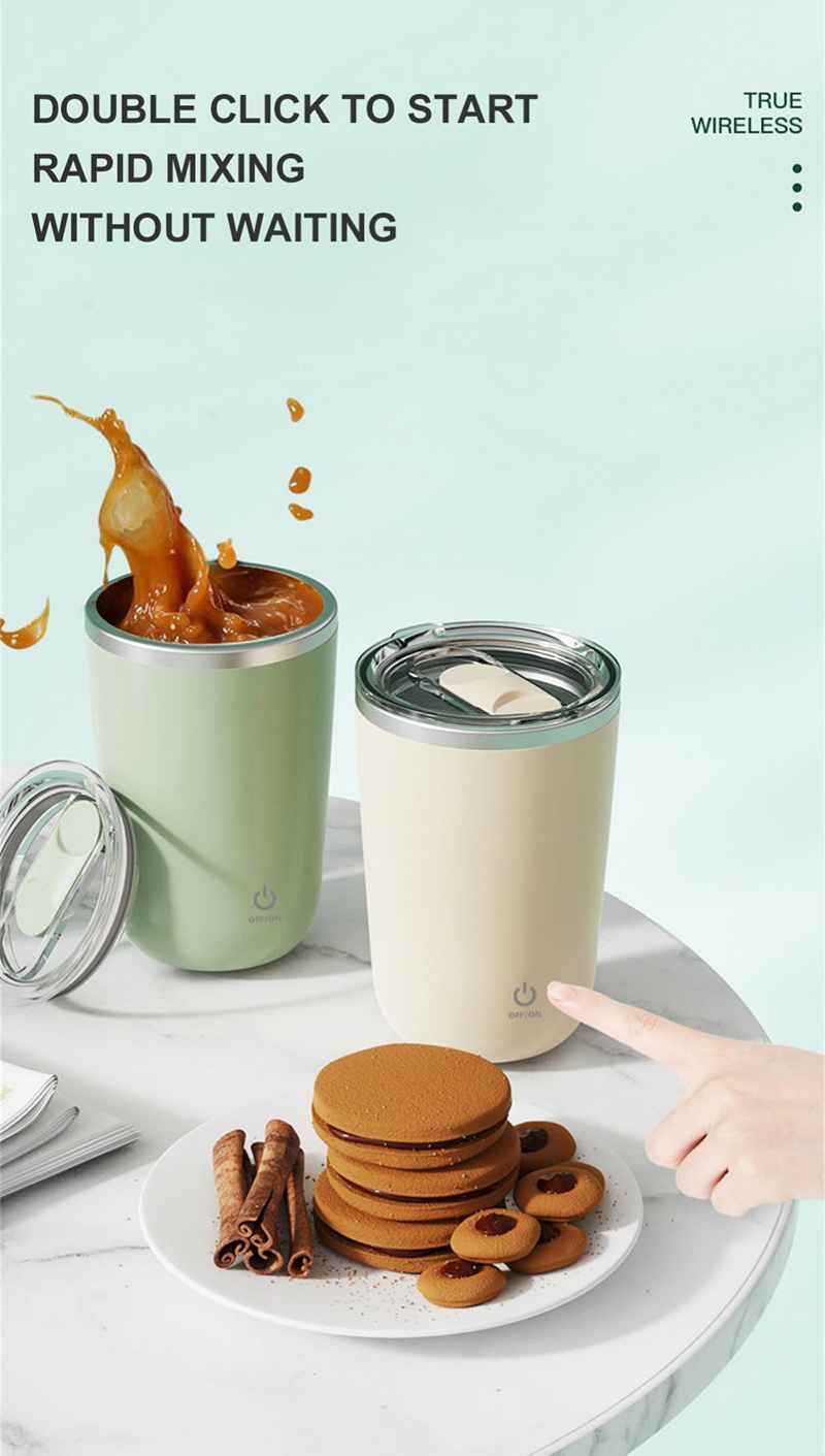Juvenixs Classic Design Automatic Self-Stirring Electric Coffee Mug