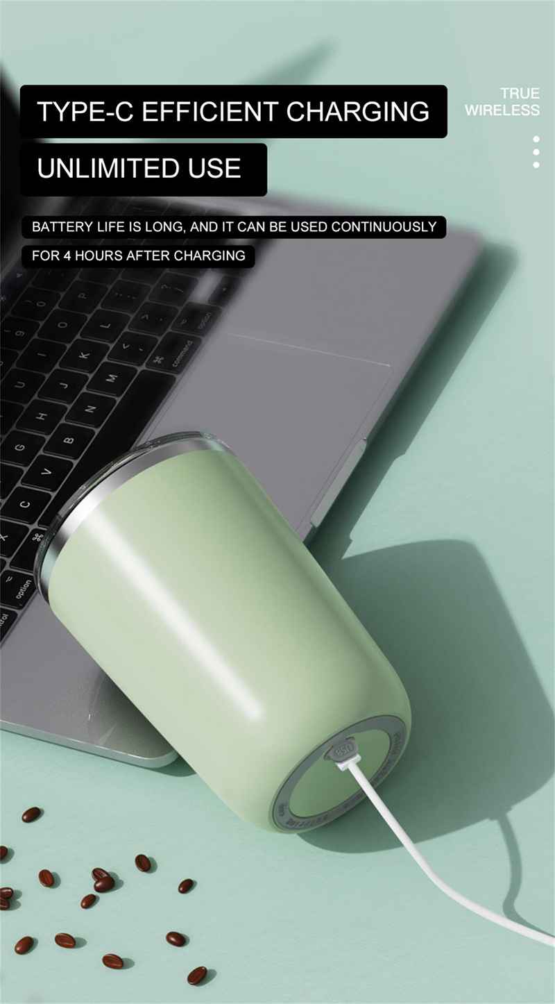 Juvenixs Classic Design Automatic Self-Stirring Electric Coffee Mug - Image 4